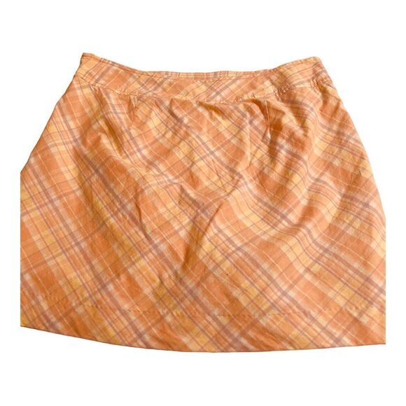 Sonoma Orange Checkered Skort - Picture 7 of 8